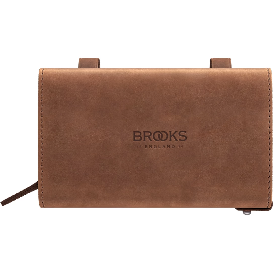 BROOKS ENGLAND Brooks D-Shaped Leather Saddle Bag - Dark Tan - Image 2