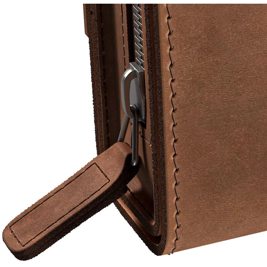 BROOKS ENGLAND Brooks D-Shaped Leather Saddle Bag - Dark Tan - Image 4