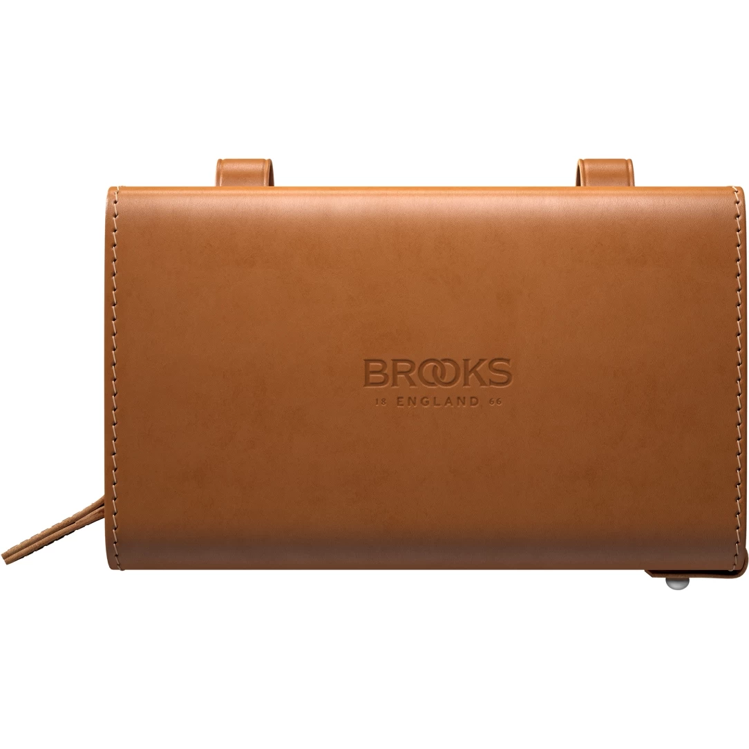 BROOKS ENGLAND Brooks D-Shaped Leather Saddle Bag - Honey - Image 2