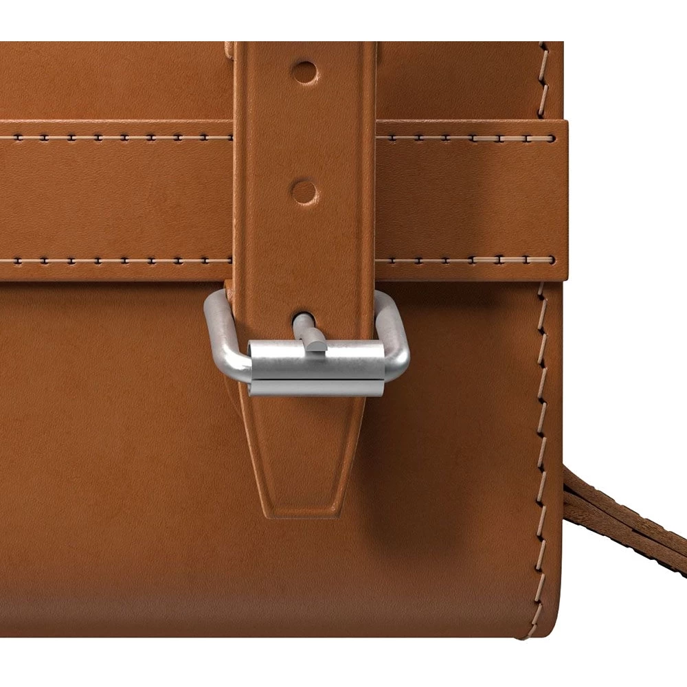 BROOKS ENGLAND Brooks D-Shaped Leather Saddle Bag - Honey - Image 5