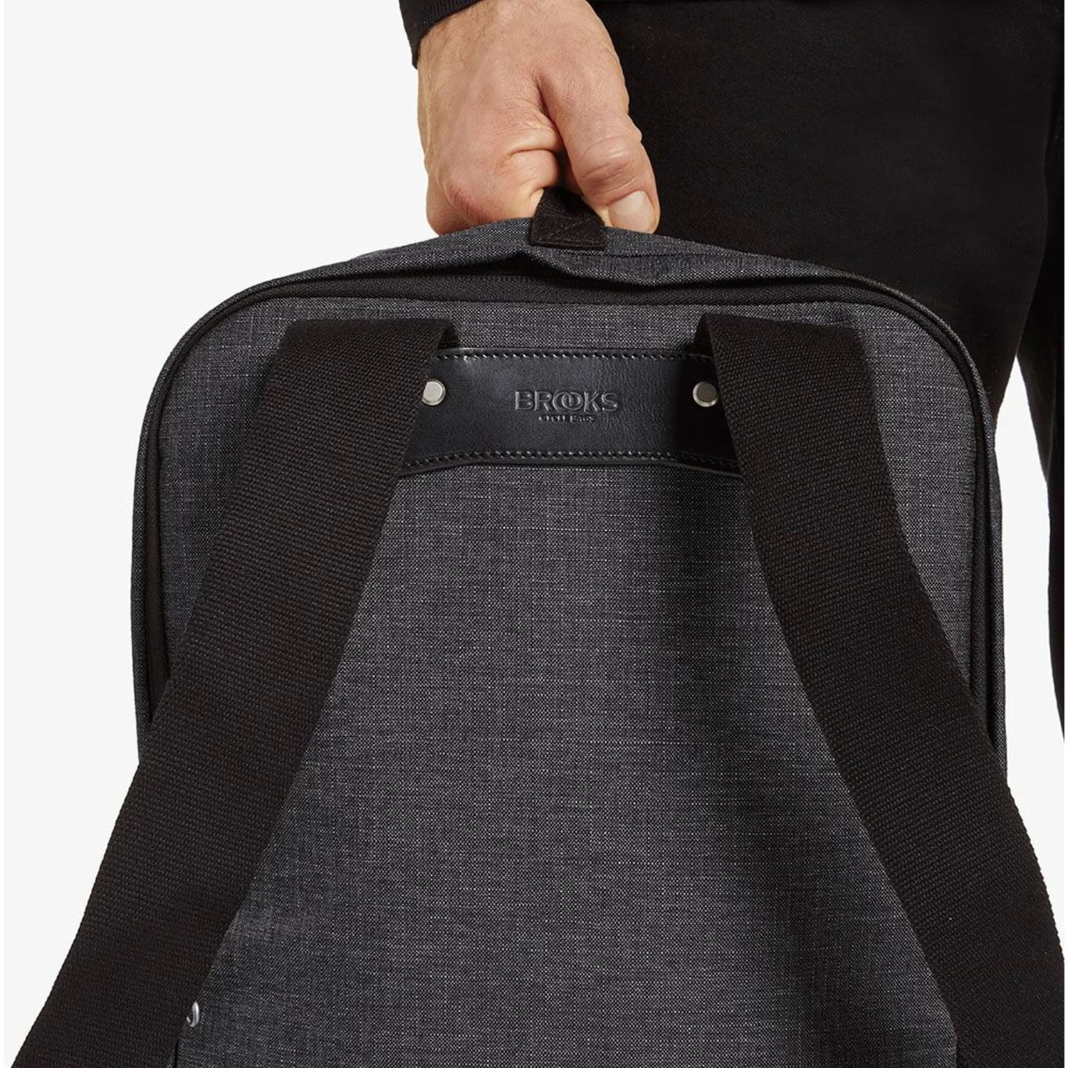 BROOKS ENGLAND Brooks Dalston Tex Nylon Backpack 12L - Black - Image 10