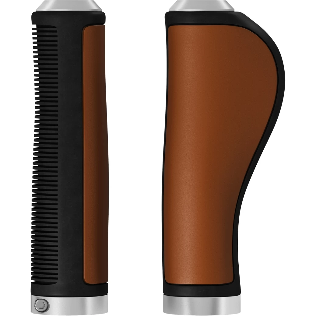 BROOKS ENGLAND Brooks Ergonomic Leather Grip - 130/130 Mm - Honey - Image 2