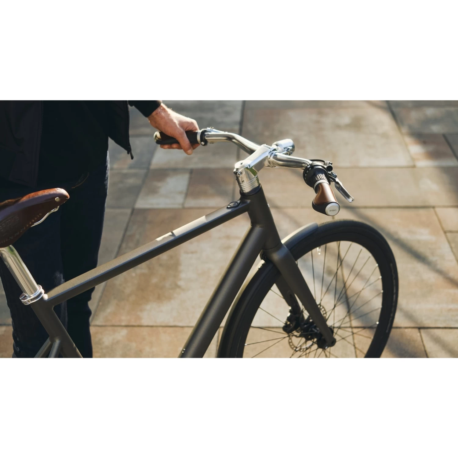 BROOKS ENGLAND Brooks Ergonomic Leather Grip For Twist Shifter - 130/100 Mm - Brown - Image 6