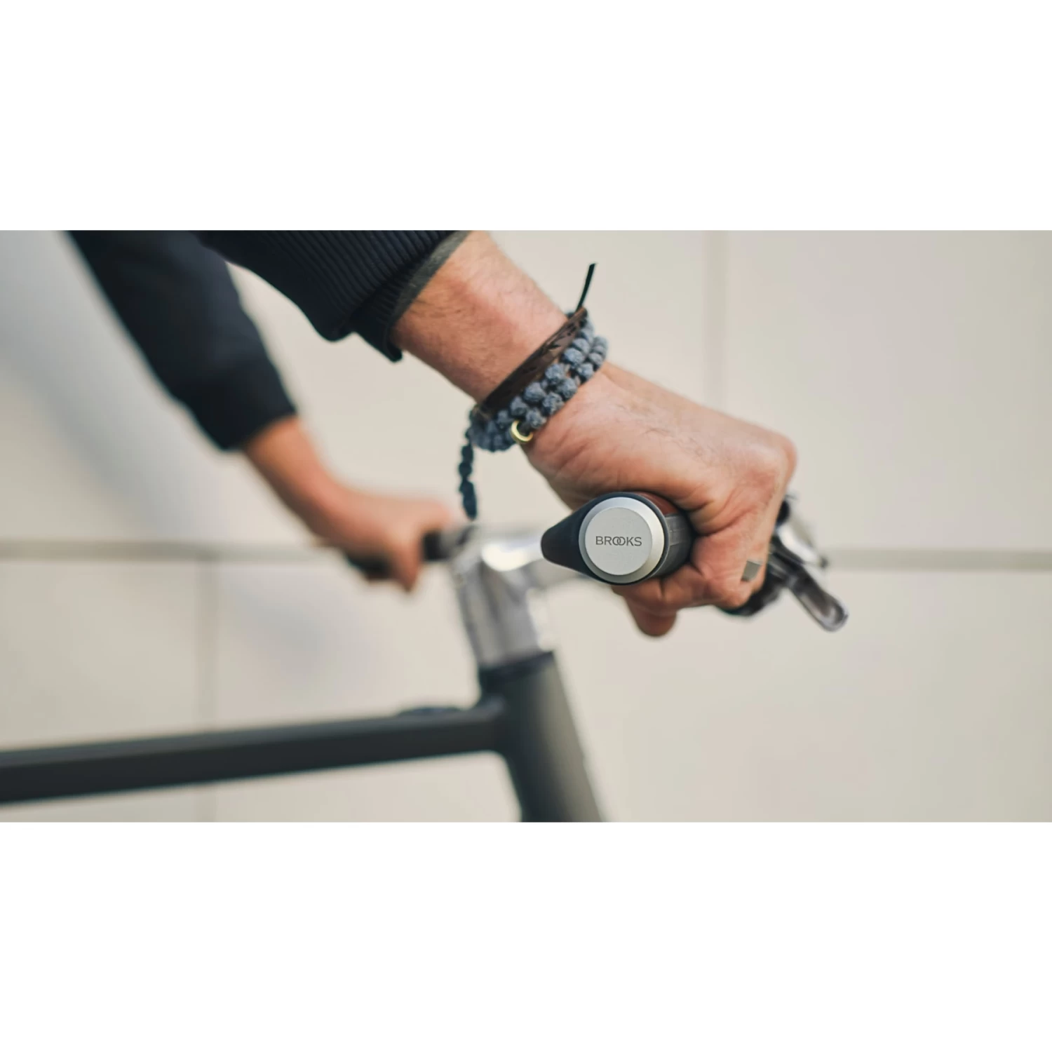 BROOKS ENGLAND Brooks Ergonomic Leather Grip For Twist Shifter - 130/100 Mm - Honey - Image 5