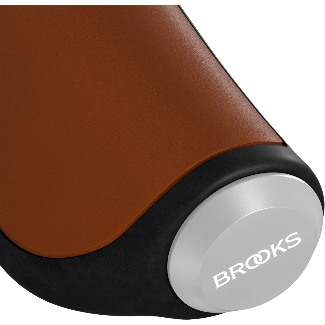 BROOKS ENGLAND Brooks Ergonomic Leather Grip - 130/130 Mm - Honey - Image 3