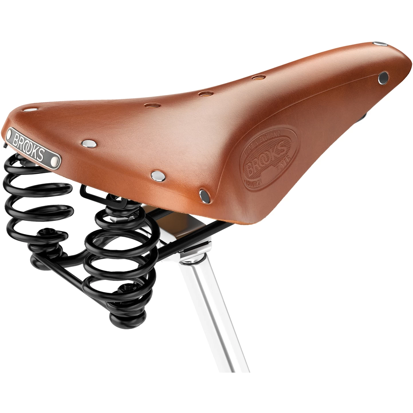 BROOKS ENGLAND Brooks Flyer Bend Leather Saddle - Honey - Image 7