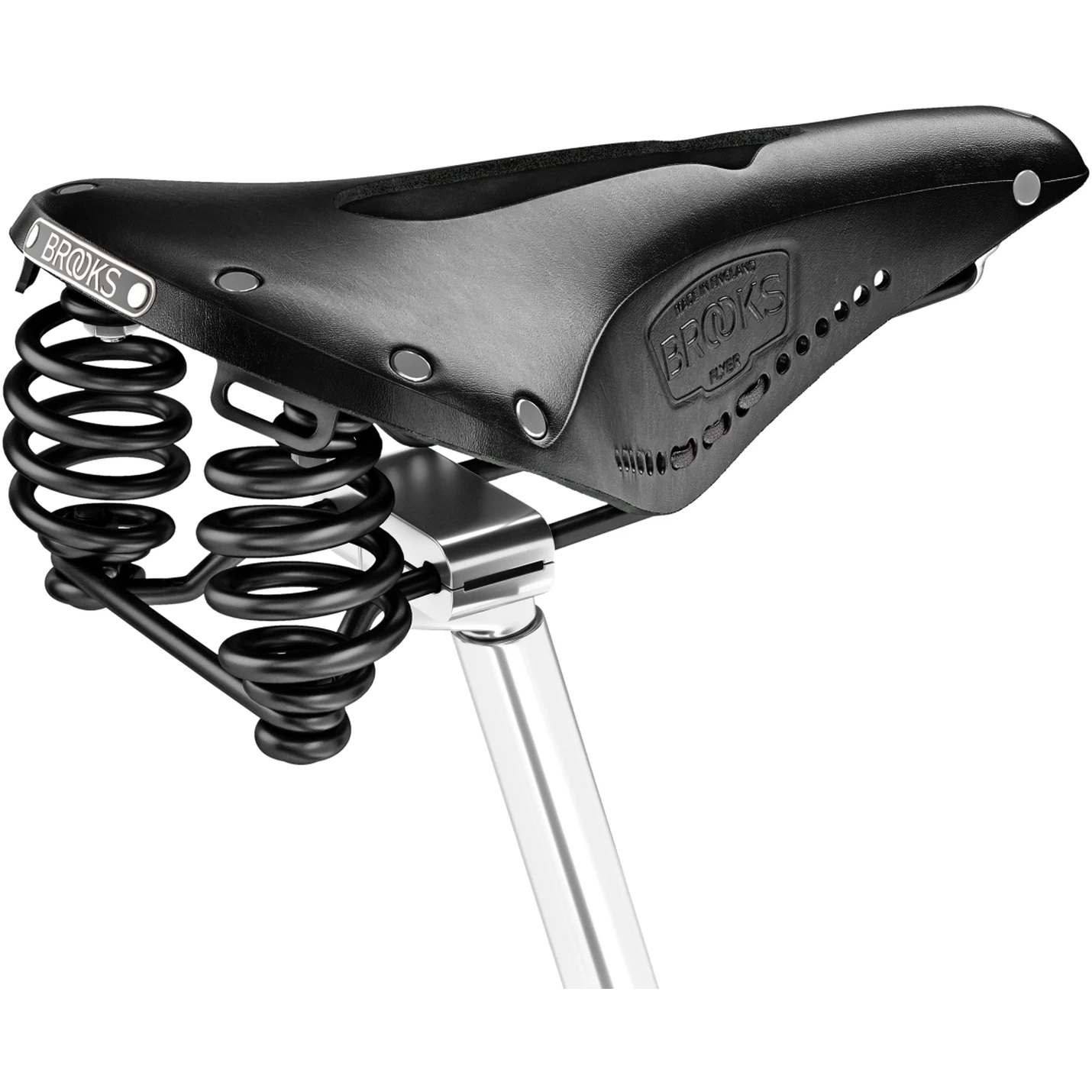 BROOKS ENGLAND Brooks Flyer Carved Bend Leather Saddle - Black - Image 7