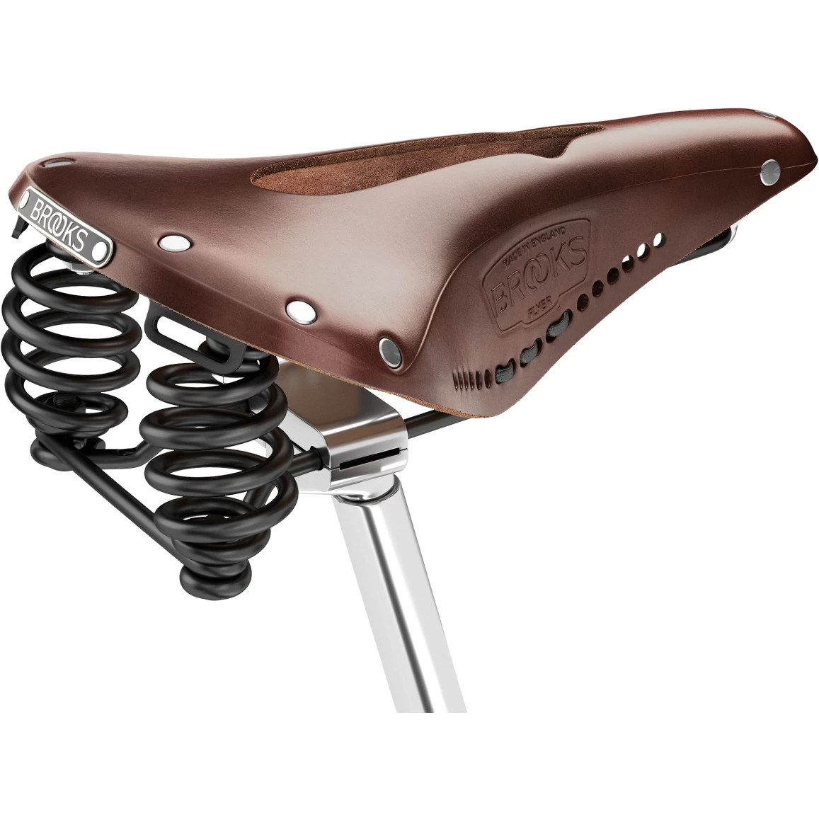 BROOKS ENGLAND Brooks Flyer Carved Bend Leather Saddle - Brown - Image 7