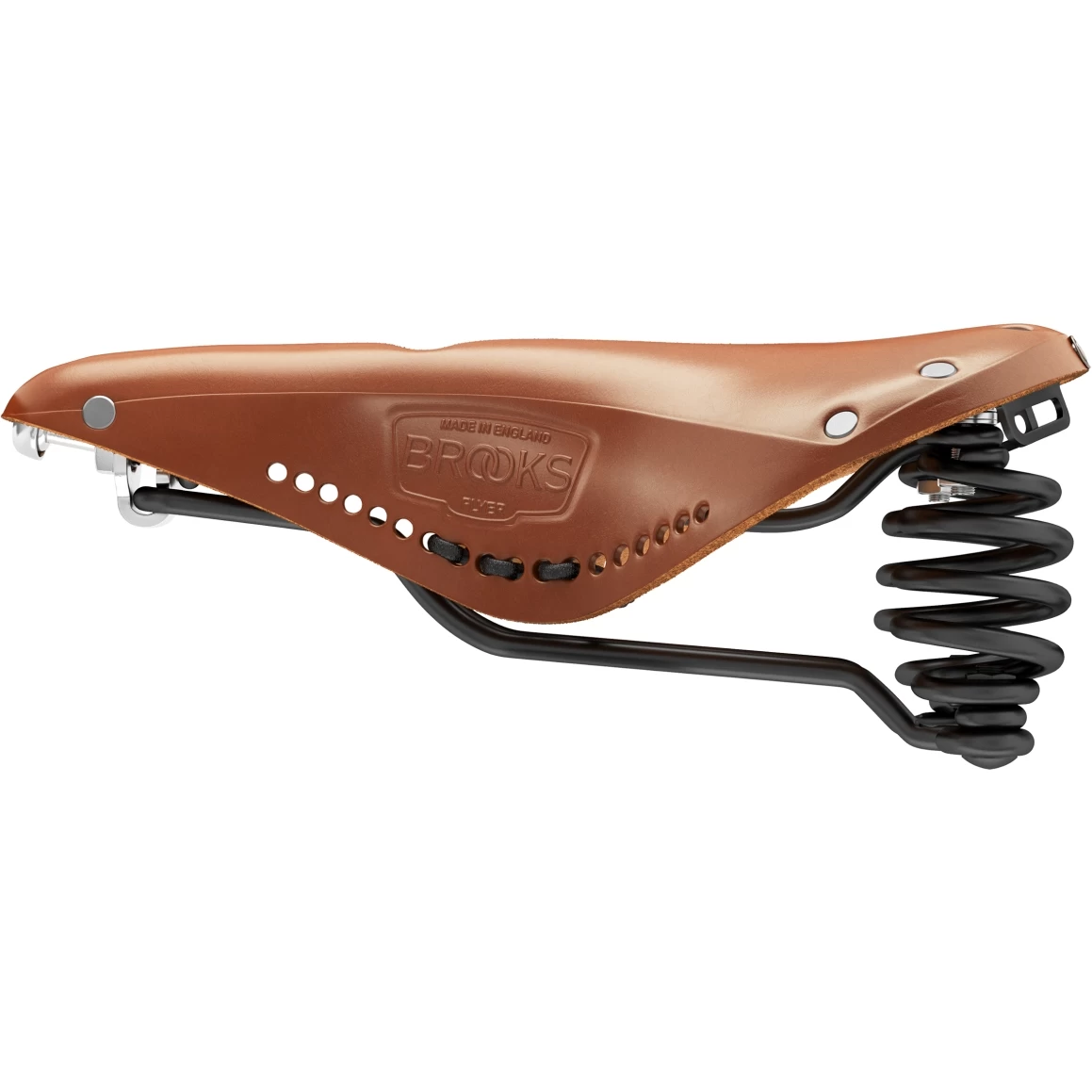 BROOKS ENGLAND Brooks Flyer Carved Bend Leather Saddle - Honey - Image 6