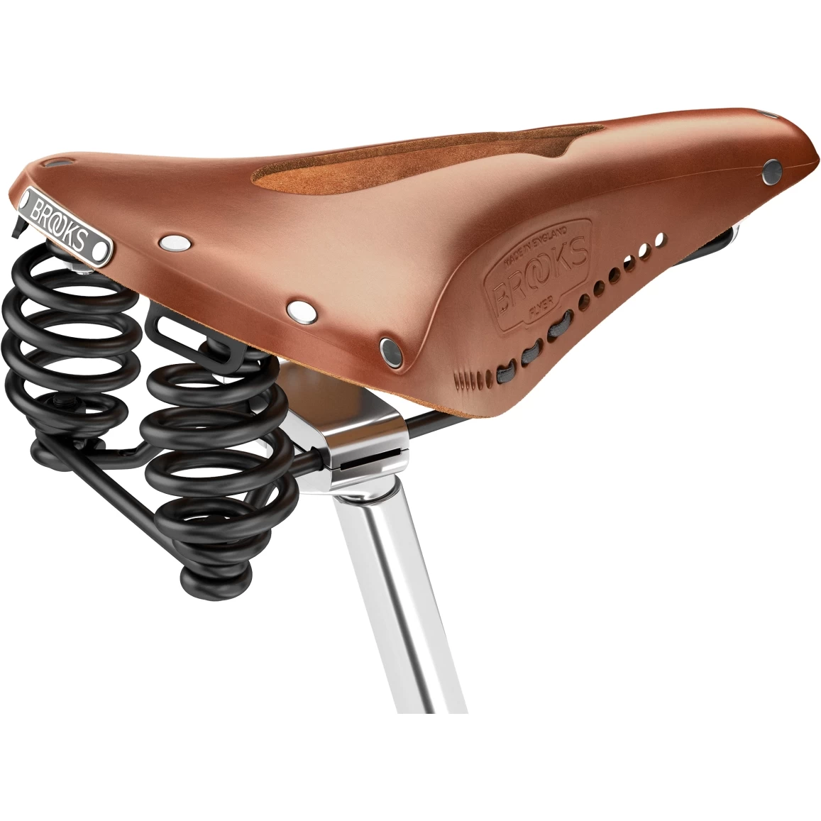 BROOKS ENGLAND Brooks Flyer Carved Bend Leather Saddle - Honey - Image 7
