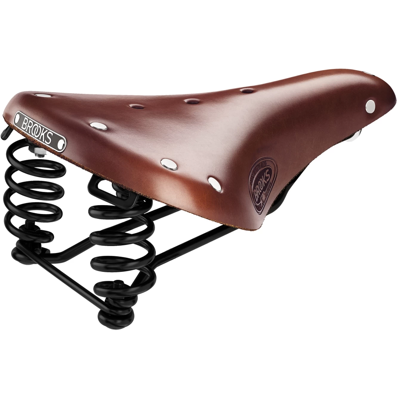 BROOKS ENGLAND Brooks Flyer Short Bend Leather Saddle - Brown
