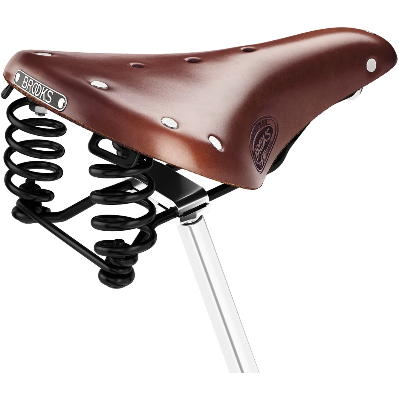 BROOKS ENGLAND Brooks Flyer Short Bend Leather Saddle - Brown - Image 7