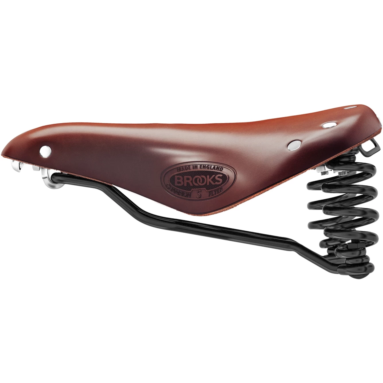 BROOKS ENGLAND Brooks Flyer Short Bend Leather Saddle - Brown - Image 6