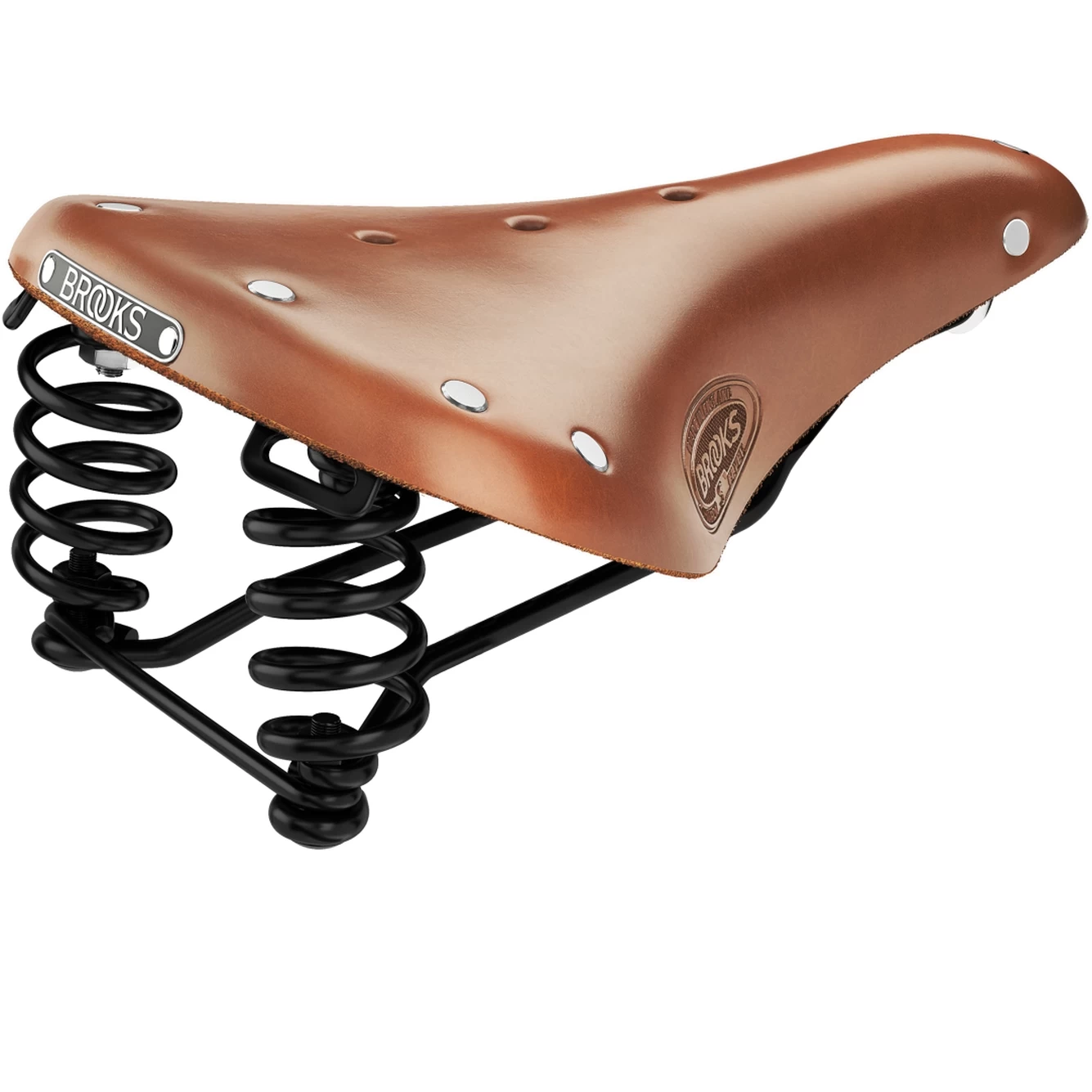 BROOKS ENGLAND Brooks Flyer Short Bend Leather Saddle - Honey - Image 2