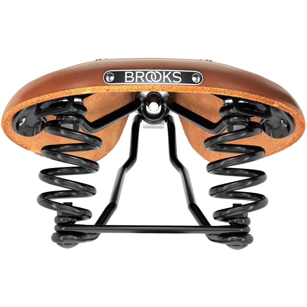 BROOKS ENGLAND Brooks Flyer Short Bend Leather Saddle - Honey - Image 5