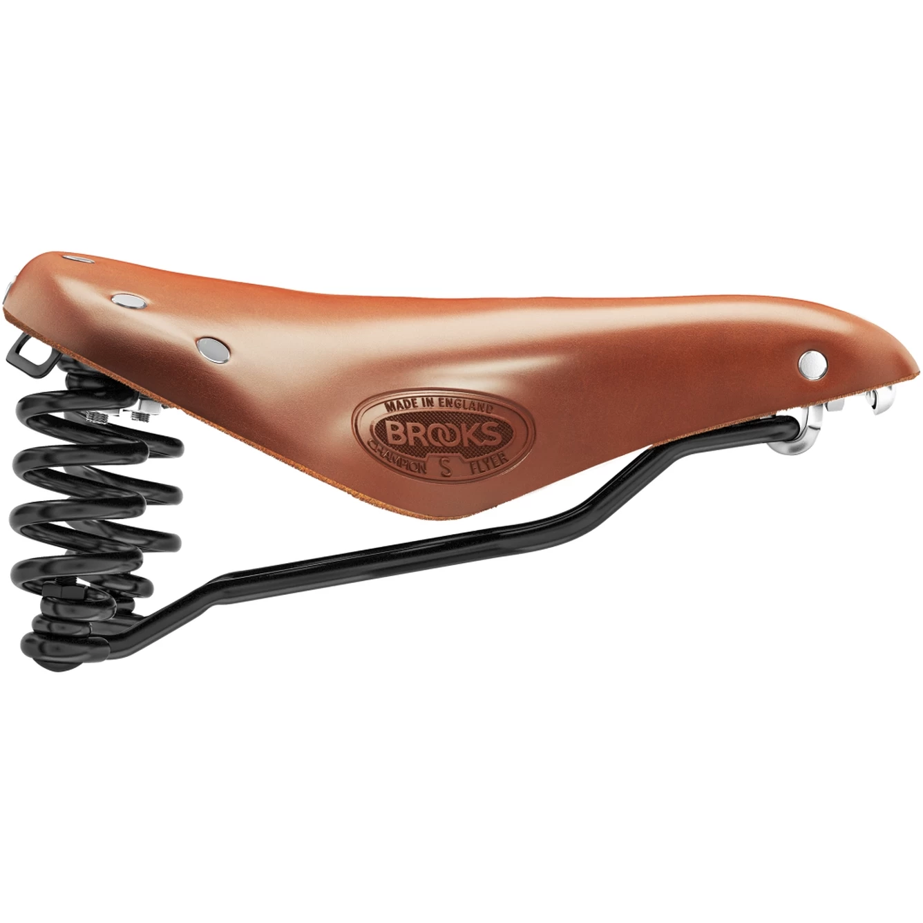 BROOKS ENGLAND Brooks Flyer Short Bend Leather Saddle - Honey - Image 3