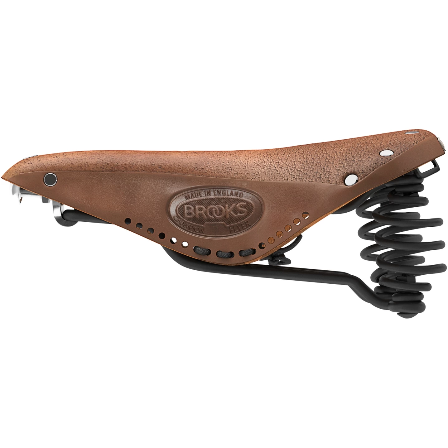 BROOKS ENGLAND Brooks Flyer Softened Bend Leather Saddle - Dark Tan - Image 5