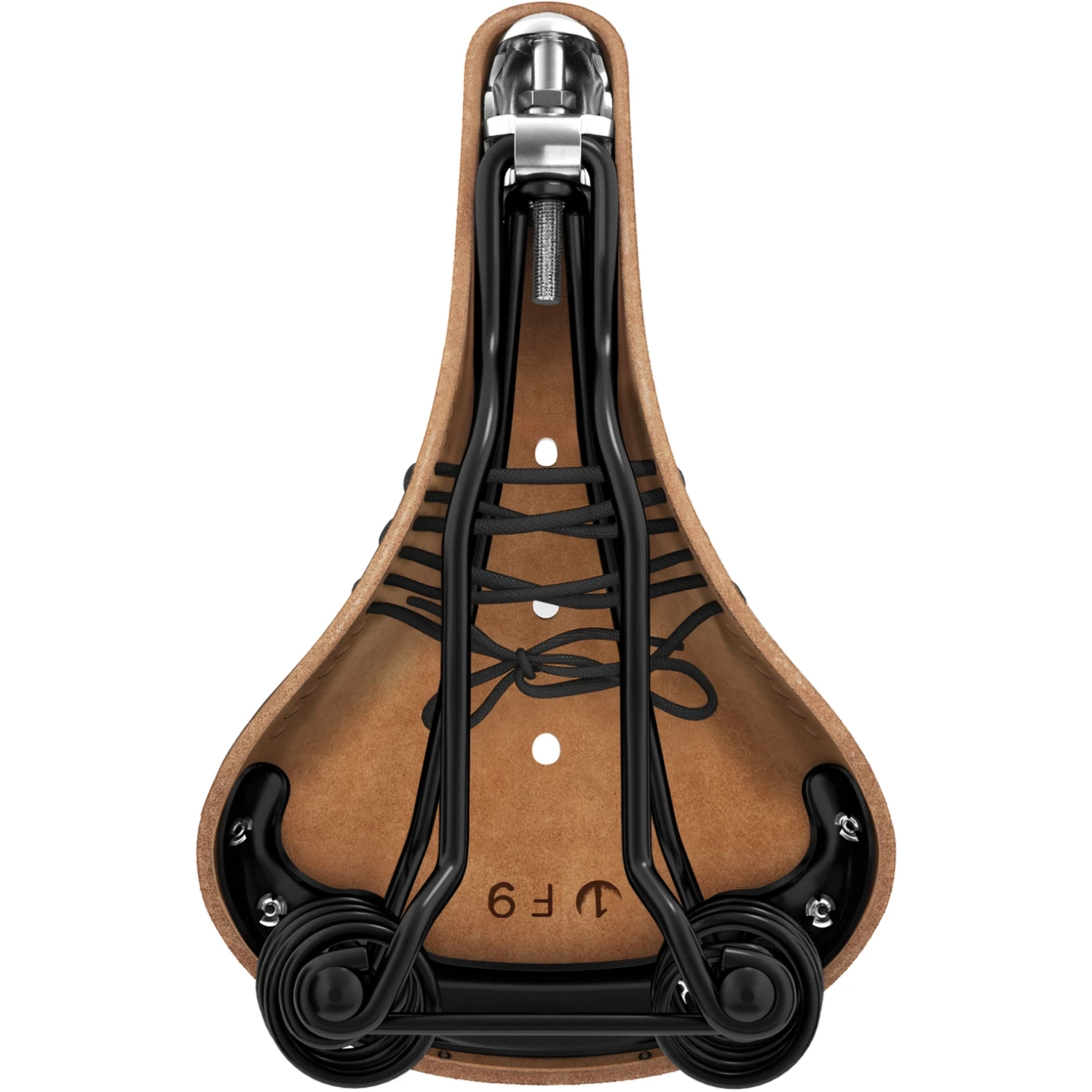 BROOKS ENGLAND Brooks Flyer Softened Bend Leather Saddle - Dark Tan - Image 3