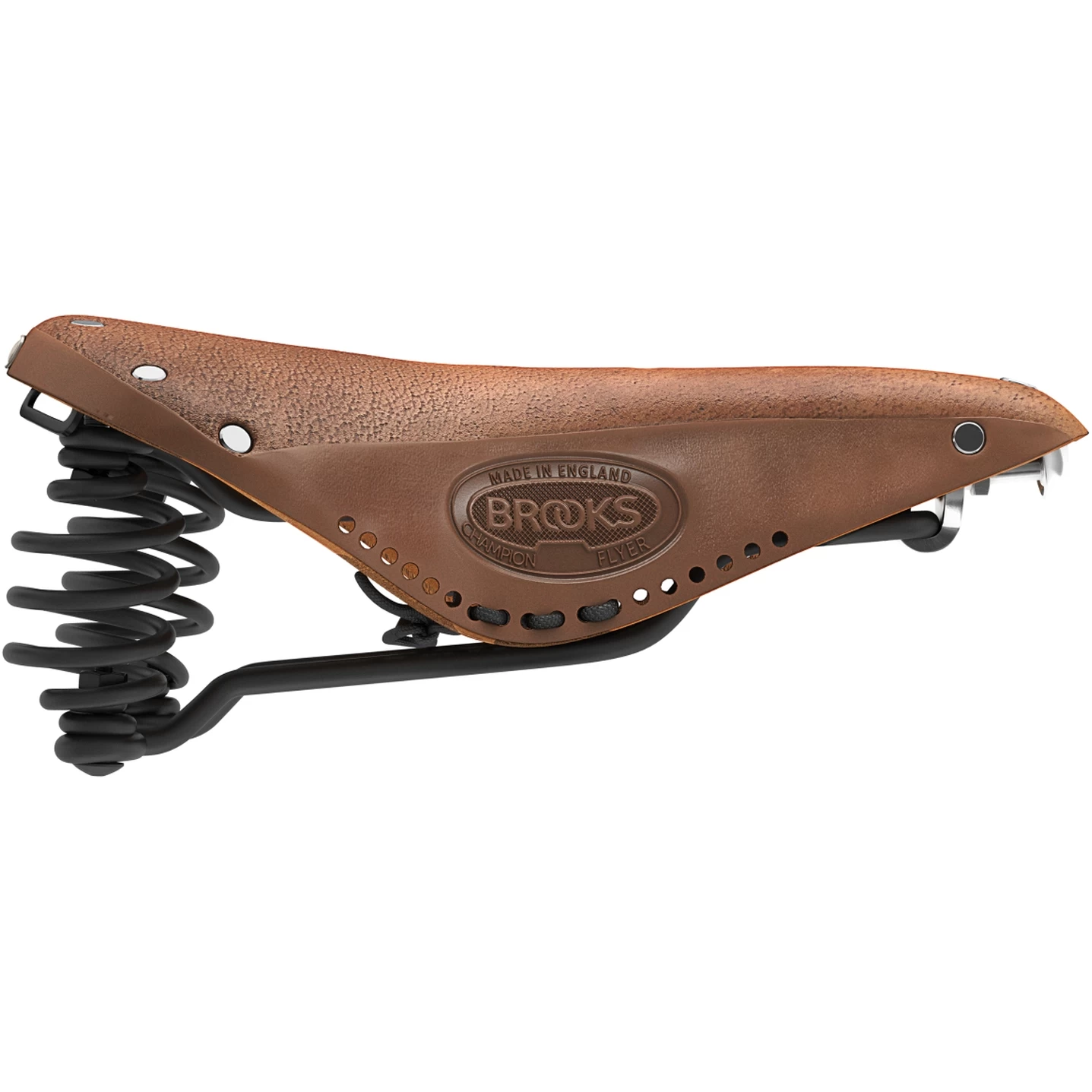 BROOKS ENGLAND Brooks Flyer Softened Bend Leather Saddle - Dark Tan - Image 2
