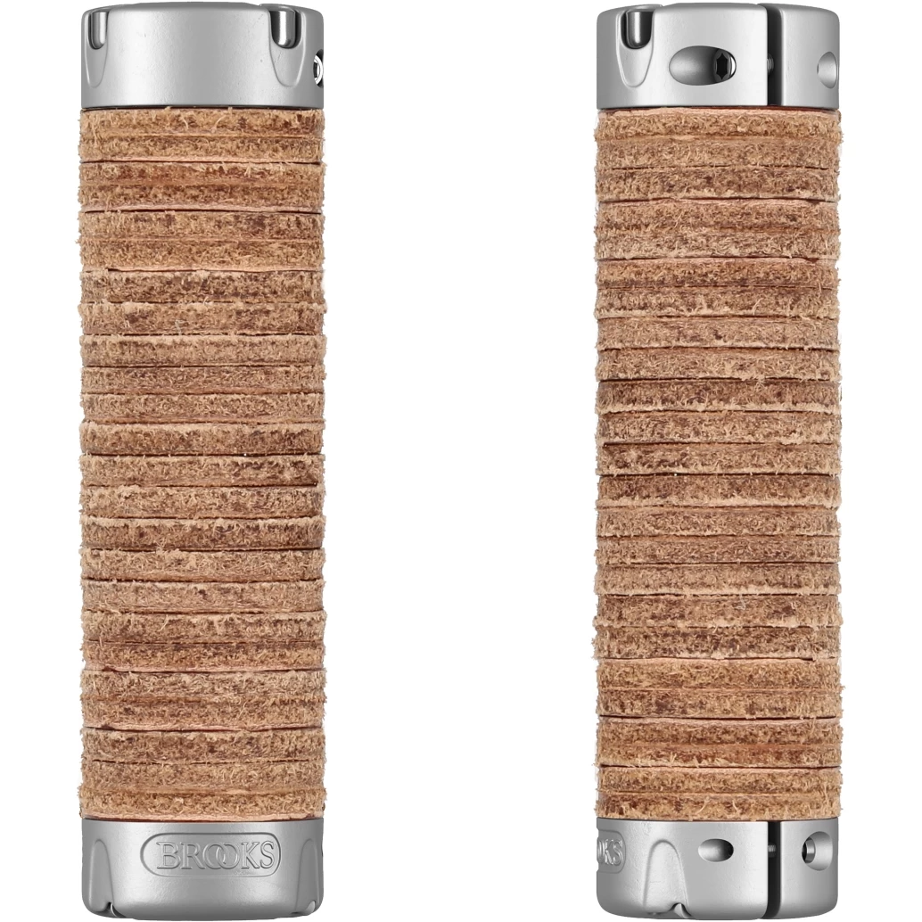 BROOKS ENGLAND Brooks Plump Leather Grips - Honey - Image 2