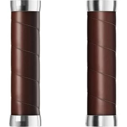 BROOKS ENGLAND Brooks Slender Leather Grips 130/130 Mm - Brown