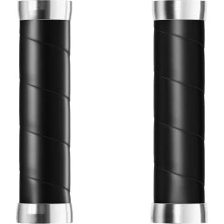 BROOKS ENGLAND Brooks Slender Leather Grips 130/130 Mm - Black