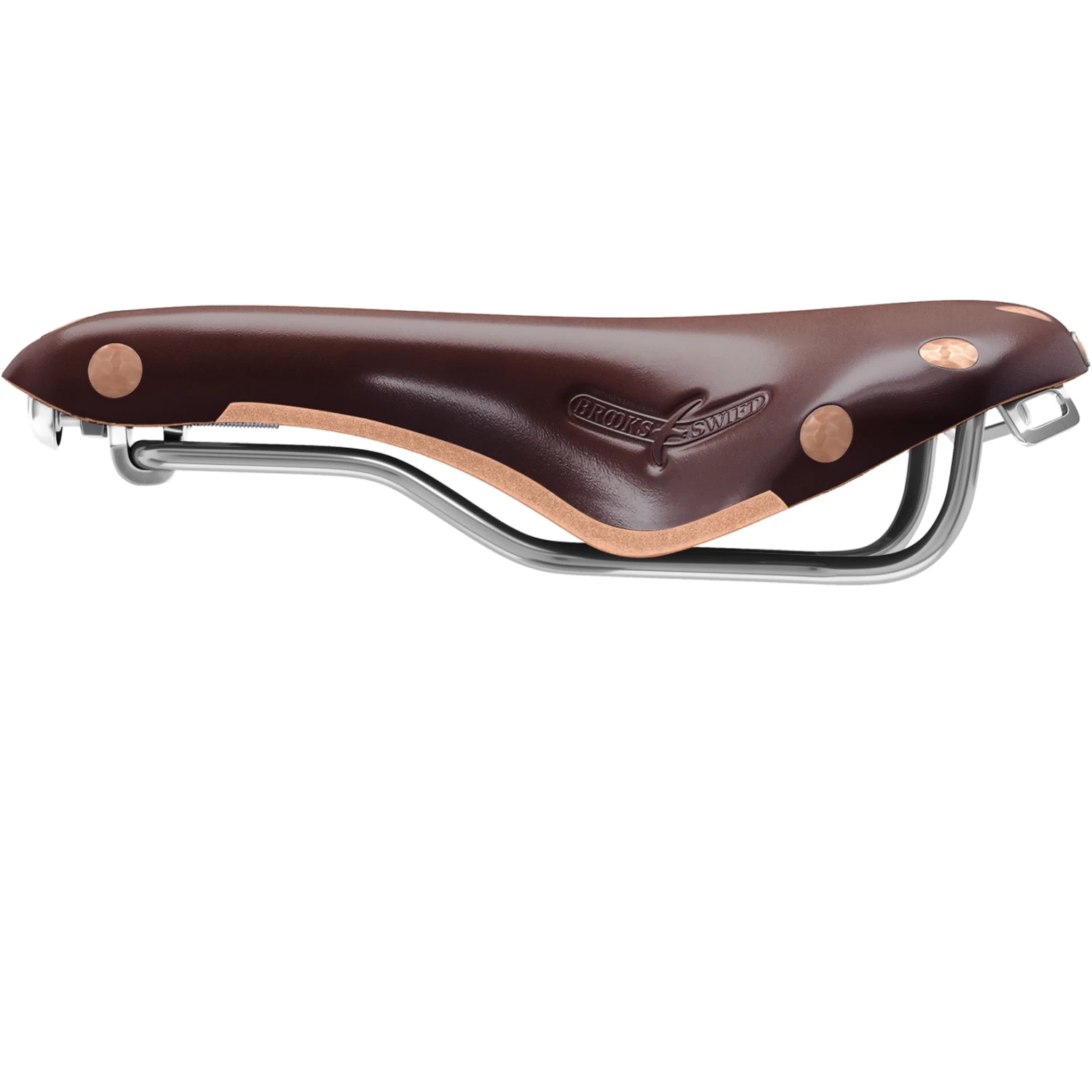 BROOKS ENGLAND Brooks Swift Bend Leather Saddle - Brown - Image 6