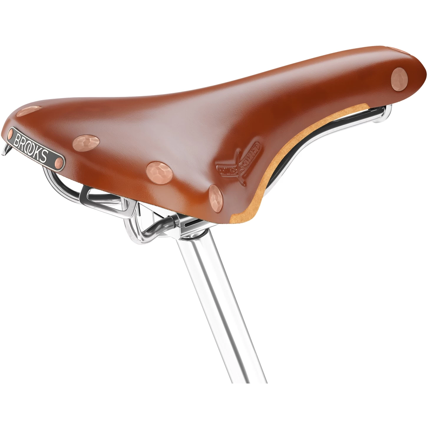 BROOKS ENGLAND Brooks Swift Bend Leather Saddle - Honey - Image 7