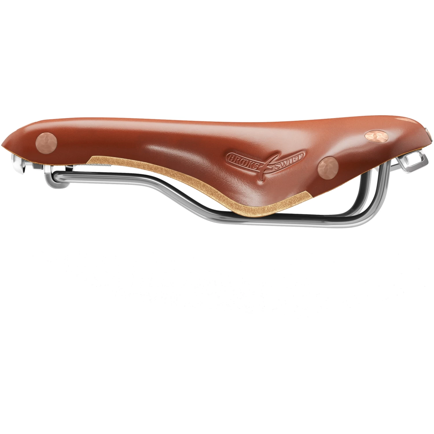 BROOKS ENGLAND Brooks Swift Bend Leather Saddle - Honey - Image 6