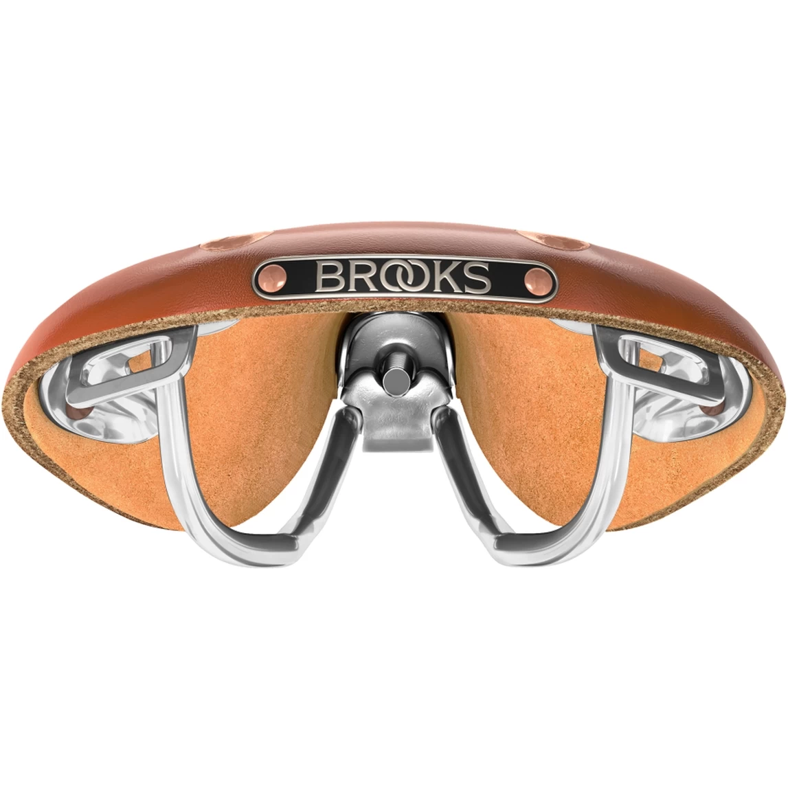 BROOKS ENGLAND Brooks Swift Bend Leather Saddle - Honey - Image 4